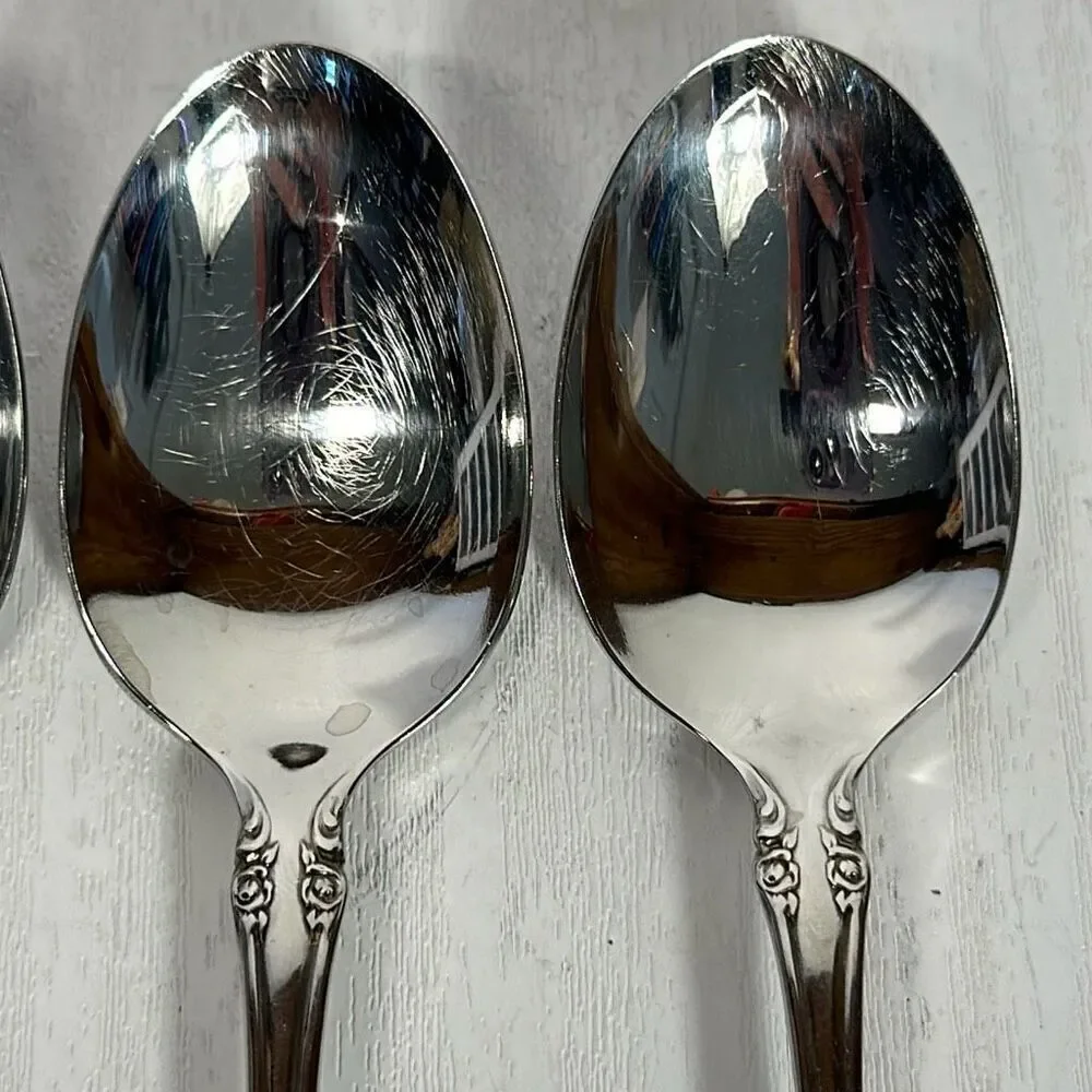 Oneida Brahms Community 7” Tablespoon‎ Stainless Steel Flatware set of 4